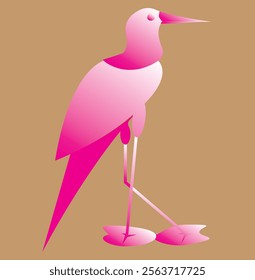 Beauty bird Logo design Logo Designs Vector Illustration Template