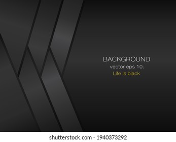 The beauty of black with a dimensional shape.