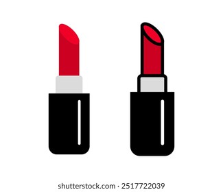 Beauty, Body Care and Cosmetics. Vector Linear Flat Icons and Design Elements