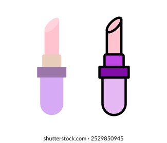 Belleza, Cuidado Corporal y Cosméticos. Iconos y Elementos de diseño planos lineales de Vector