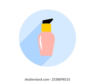 Belleza, Cuidado Corporal y Cosméticos. Iconos y Elementos de diseño planos lineales de Vector