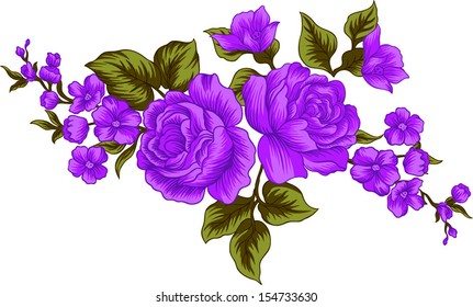 beauty bouquet with the lined pattern.