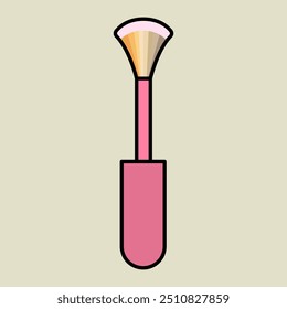 Beauty brush. Apply cosmetics, applicator, spatula, facial mask, deep cleansing, peeling, enzyme, carboxytherapy, skin barrier, wrinkle smoothing, anti aging, cosmetologist, pigmentation lightening