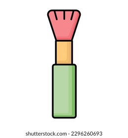 Beauty Brush Fill in Vektorsymbol, das leicht modifizieren oder bearbeiten kann 
