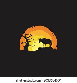 Beauty Buffalo in the Sunset logo