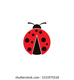 Beauty bug vector illustration icon design template