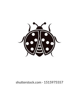 Beauty bug vector illustration icon design template