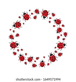 Beauty bug vector illustration icon design template
