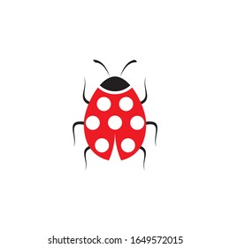 Beauty bug vector illustration icon design template