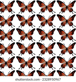 Beauty butterfly background, illustration, vetor