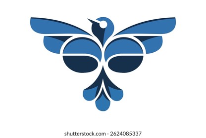 Beauty Butterfly icon design Human with wings logo design template vector business creative symbol