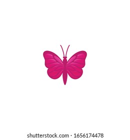 Beauty Butterfly logo Ideas. Inspiration logo design. Template Vector Illustration. Isolated On White Background