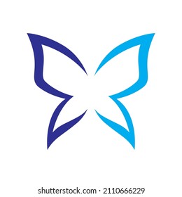 Beauty butterfly logo images illustration design