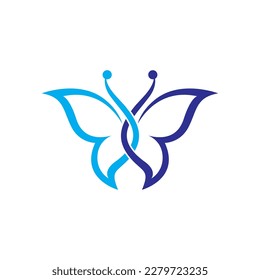Beauty butterfly logo images illustration design