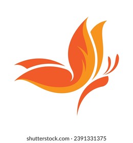 Beauty butterfly logo images illustration design