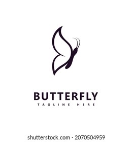 Beauty butterfly logo  symbol vector template