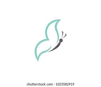 Beauty Butterfly Logo Template Vector icon design