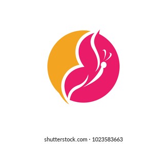 Beauty Butterfly Logo Template Vector icon design