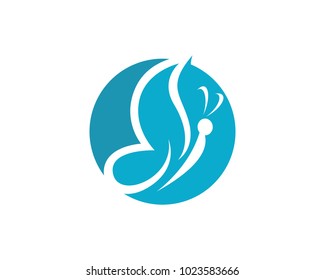 Beauty Butterfly Logo Template Vector icon design