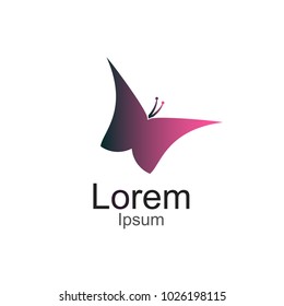 Beauty Butterfly Logo Template Vector icon design