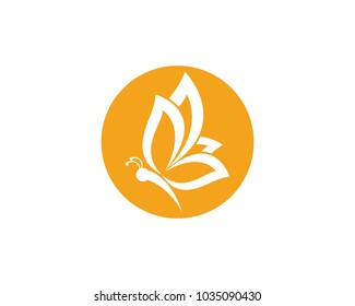 Beauty Butterfly Logo Template Vector icon design