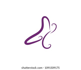 Beauty Butterfly Logo Template Vector icon design
