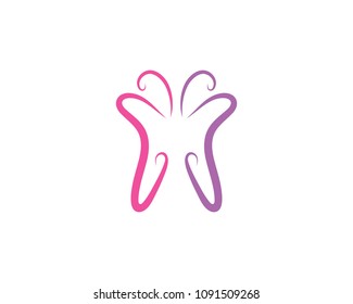 Beauty Butterfly Logo Template Vector icon design