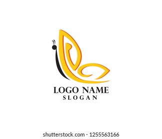 Beauty Butterfly Logo Template Vector icon design