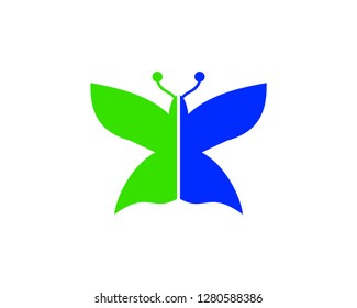 Beauty Butterfly Logo Template Vector icon design