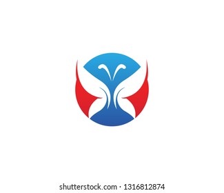 Beauty Butterfly Logo Template Vector icon design
