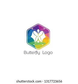 Beauty Butterfly Logo Template Vector icon design