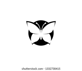 Beauty Butterfly Logo Template Vector icon design
