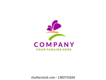 Beauty Butterfly Logo Template Vector icon design