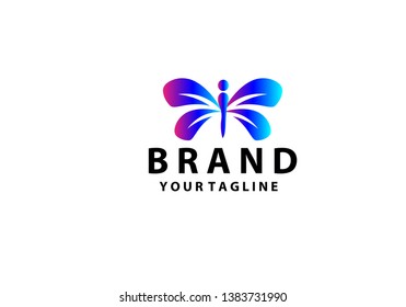 Beauty Butterfly Logo Template Vector icon design