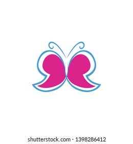 Beauty Butterfly Logo Template Vector icon design