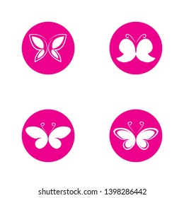 Beauty Butterfly Logo Template Vector icon design