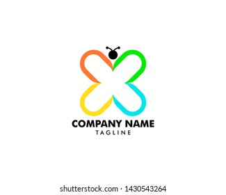 Beauty Butterfly Logo Template Vector icon design