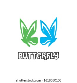 Beauty Butterfly Logo Template Vector icon design