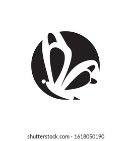 Beauty Butterfly Logo Template Vector icon design