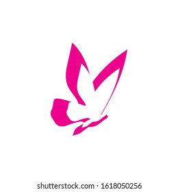 Beauty Butterfly Logo Template Vector icon design