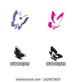 Beauty Butterfly Logo Template Vector icon design