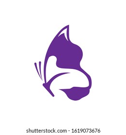 Beauty Butterfly Logo Template Vector icon design