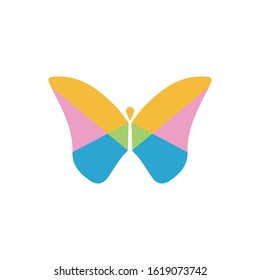 Beauty Butterfly Logo Template Vector icon design