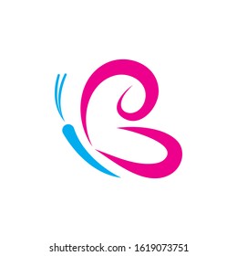 Beauty Butterfly Logo Template Vector icon design