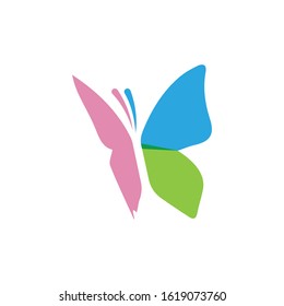 Beauty Butterfly Logo Template Vector icon design