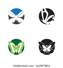 Beauty Butterfly Logo Template Vector icon design