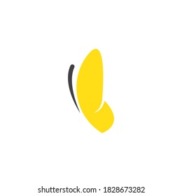 Diseño de icono de la plantilla del logotipo de mariposa de belleza