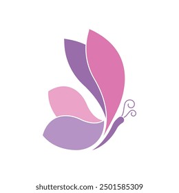 Beauty Butterfly Logo Vorlage Vektor Symbol Design