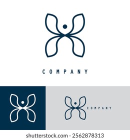 Beauty Butterfly Logo Template Vector icon design