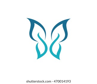Beauty Butterfly Logo Template Vector icon design